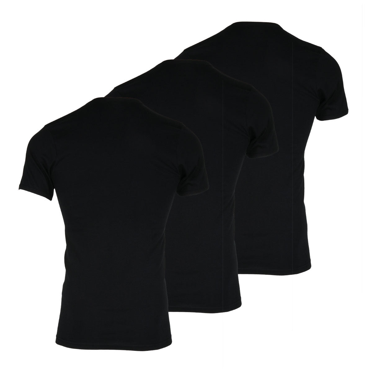 Lot de 3 tee-shirts col V Pur coton Premium Eminence