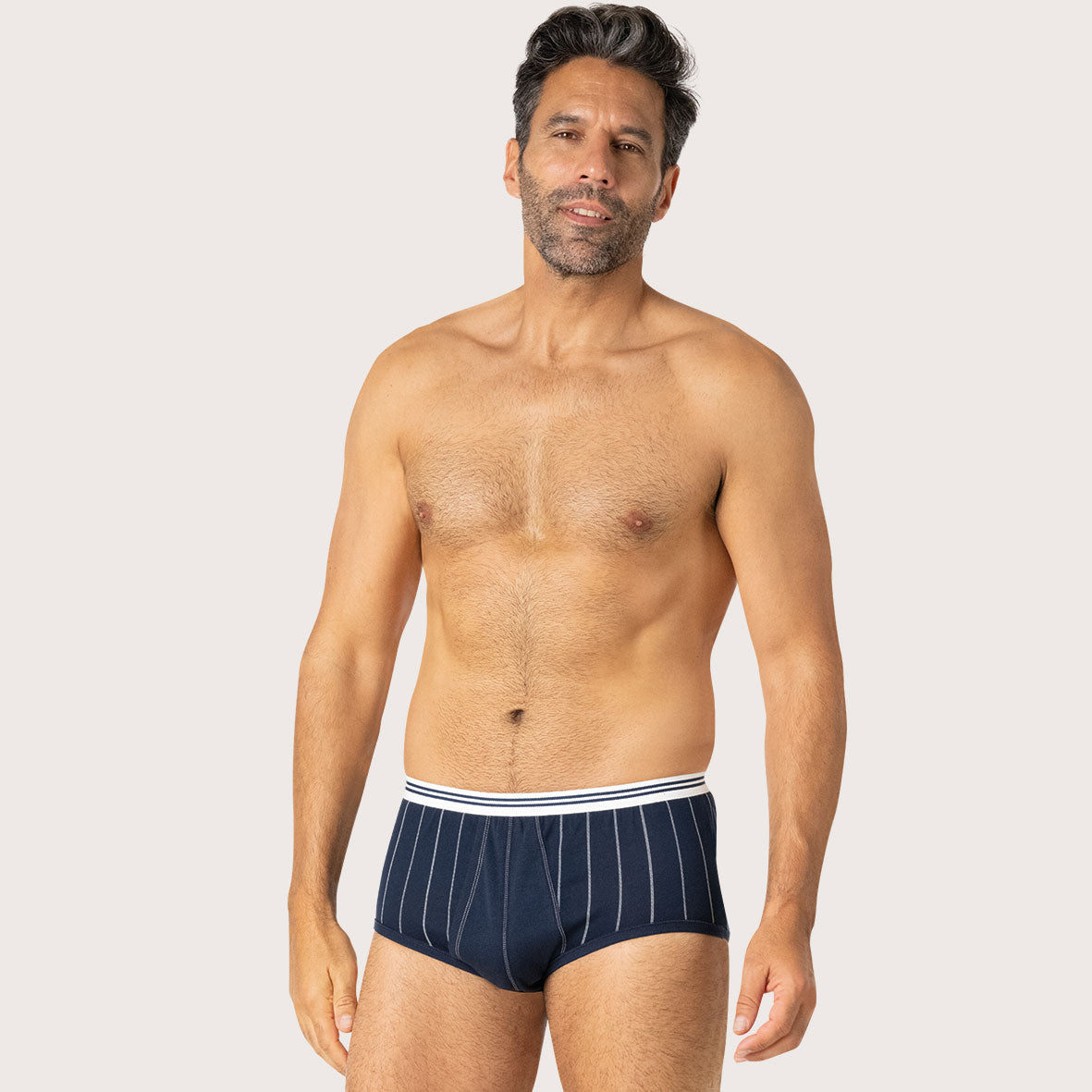 Lot de 2 slips taille haute ouvert Coton mercerisé Eminence