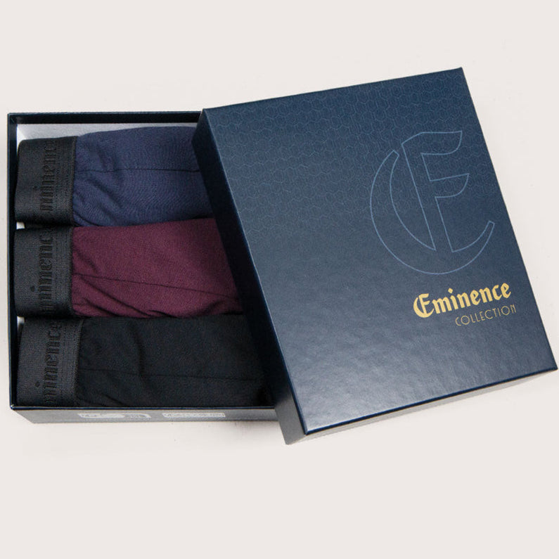 Lot de 3 boxers Homme EXCEPTION Eminence - Vendu en boîte cadeau