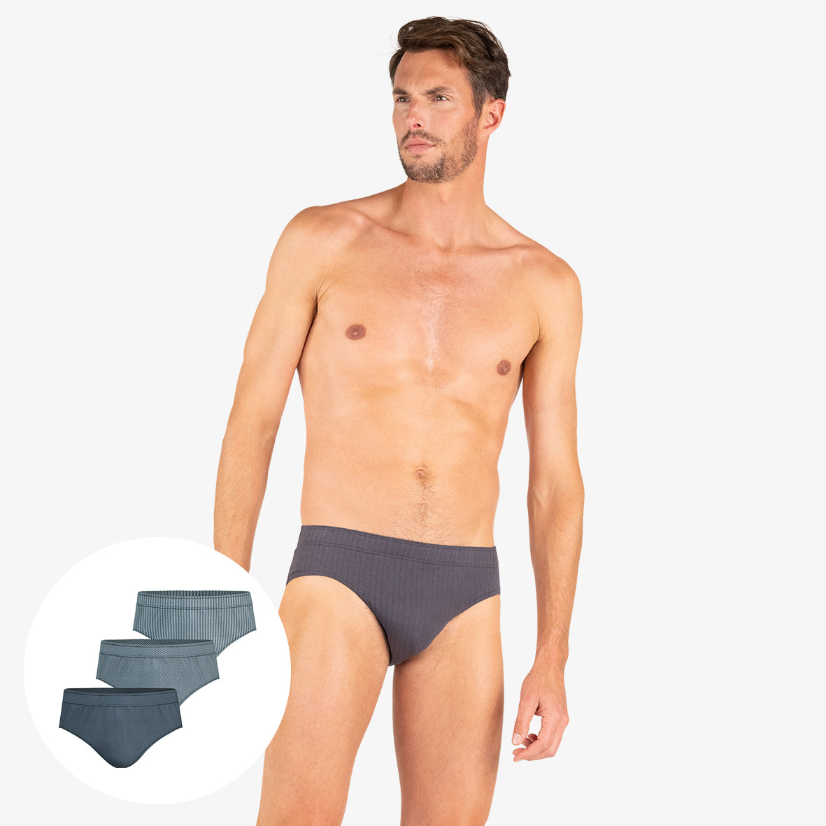Lot de 3 slips homme Trio Fantaisie Eminence