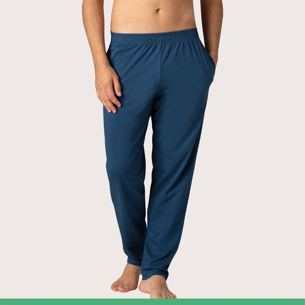 Pyjama long col T homme coton issu de l'agriculture biologique Eminence
