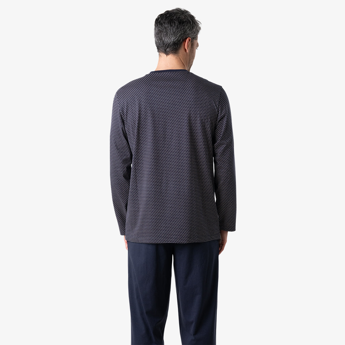 Pyjama long col V homme Business Eminence
