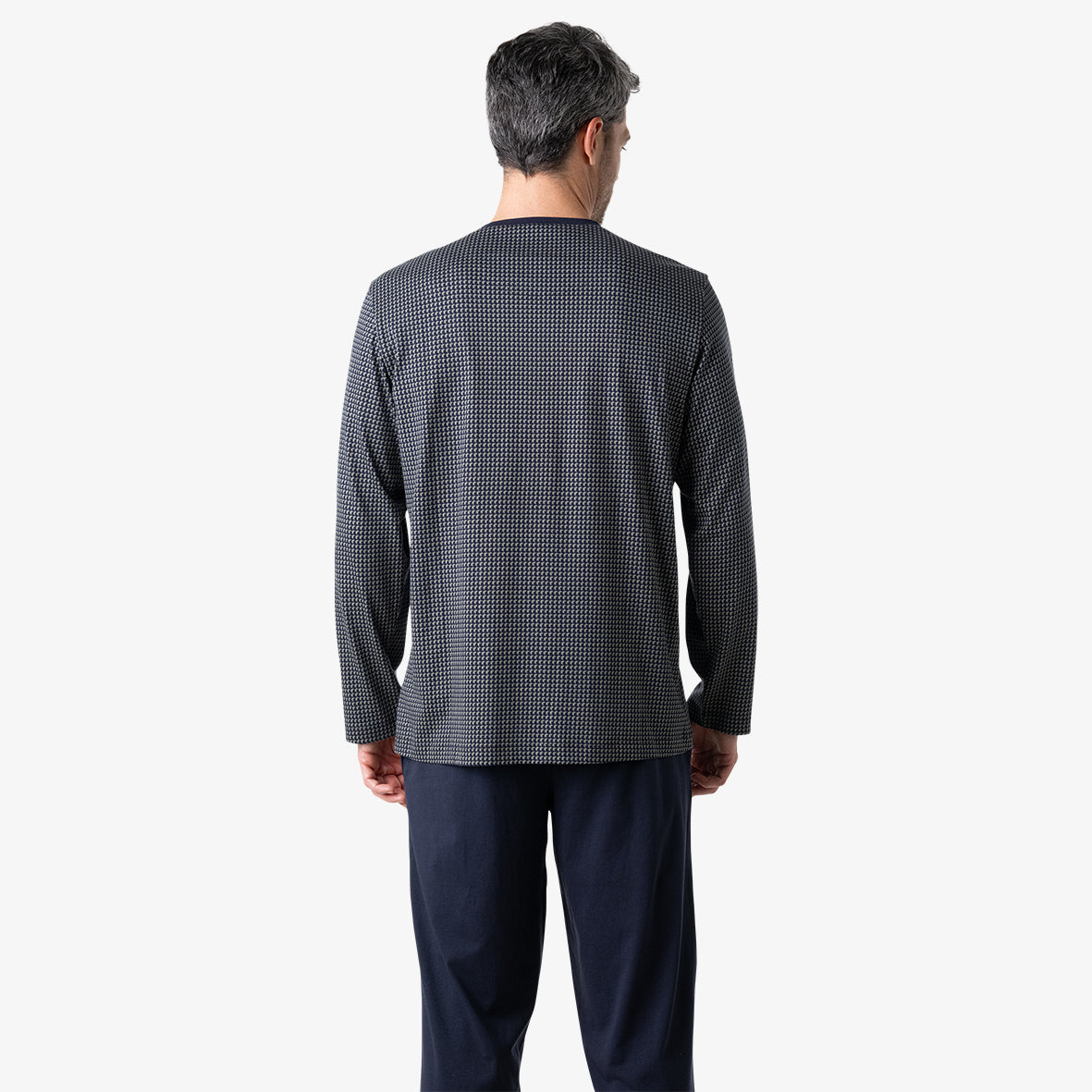 Pyjama long col T homme Casual Eminence