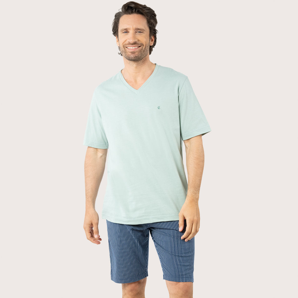 Eminence Coton Soft Lu08 heren Pyjamaset Eminence Coton Soft Lu08 heren Pyjamaset