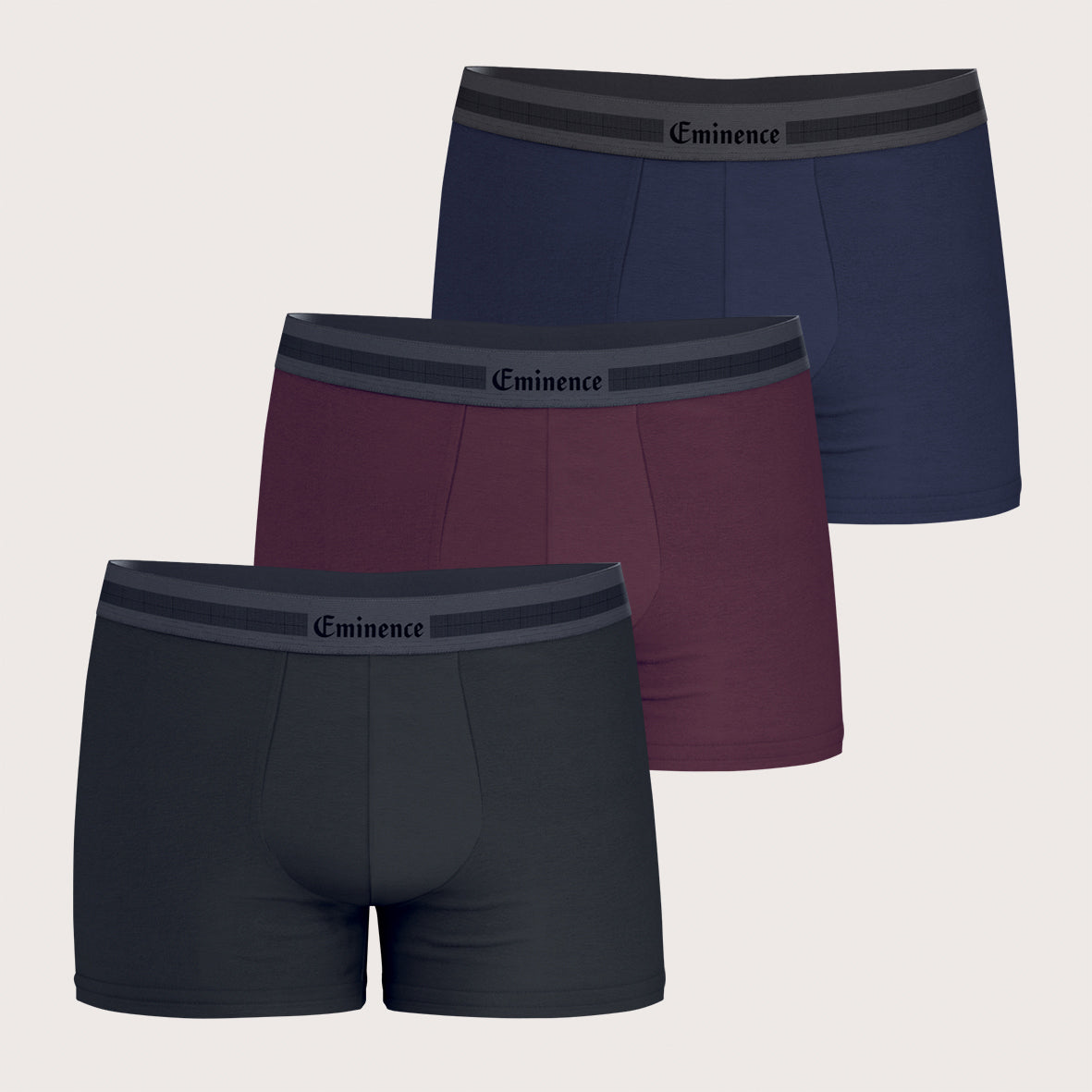 Lot de 3 boxers Homme EXCEPTION Eminence - Vendu en boîte cadeau