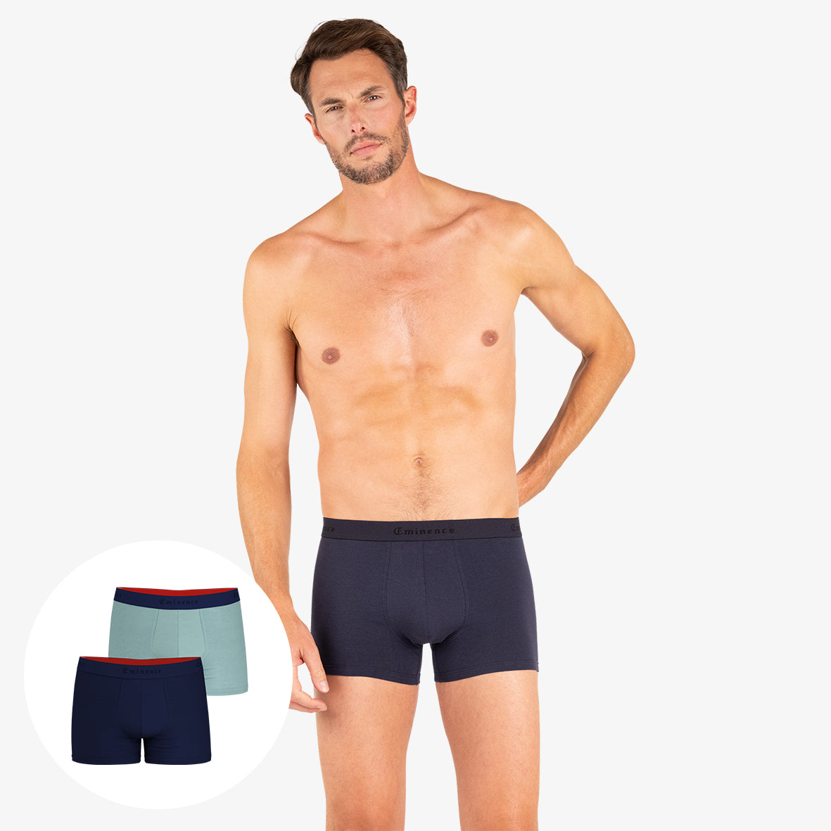 Lot de 2 boxers homme Fait en France Eminence