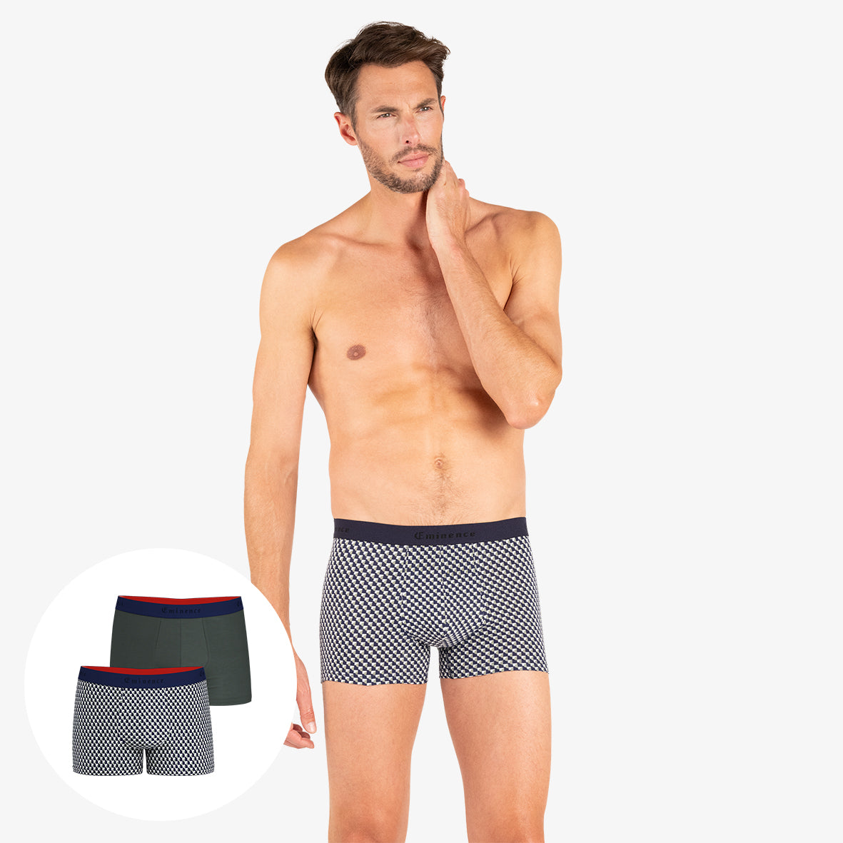 Lot de 2 boxers homme Fait en France Eminence