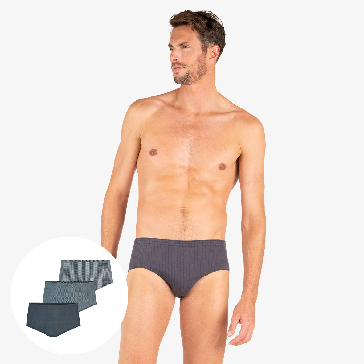 Lot de 3 slips homme Trio Fantaisie Eminence