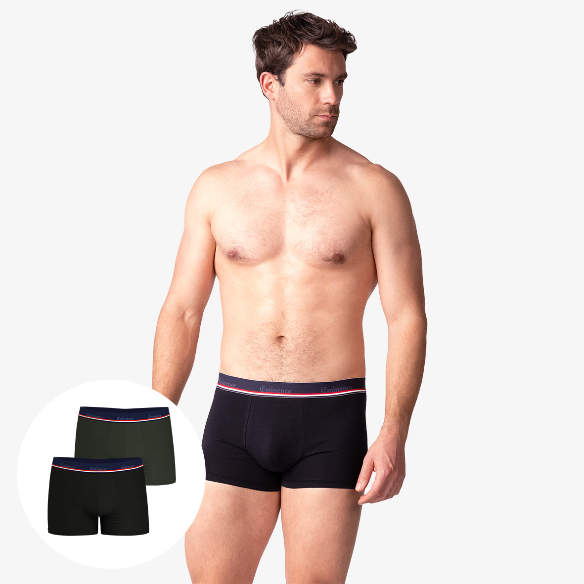 Lot de 2 boxers homme Fait en France Eminence