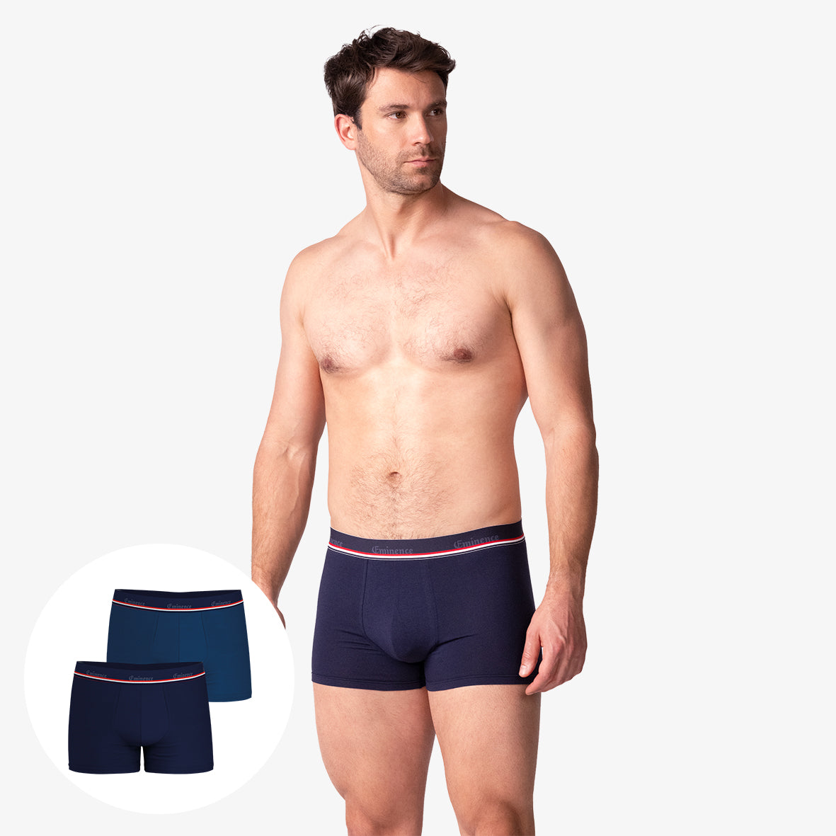 Lot de 2 boxers homme Fait en France Eminence