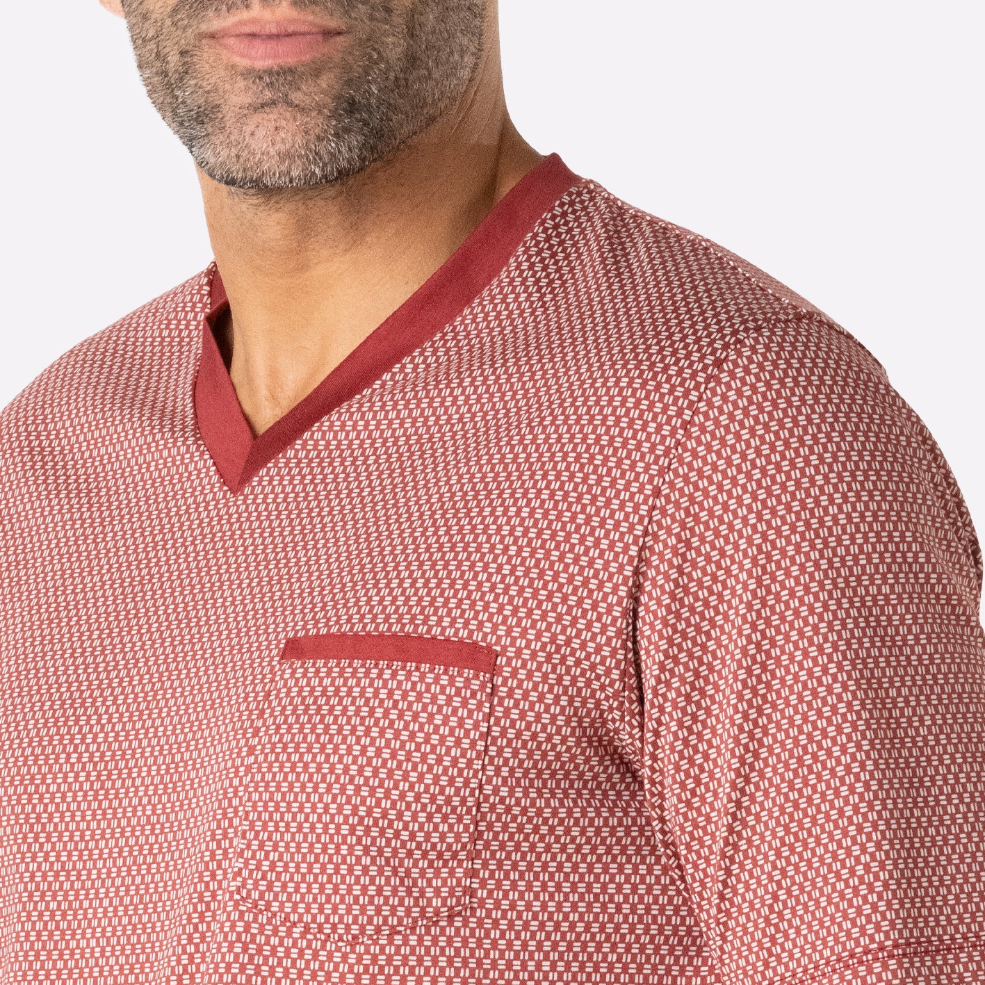 Pyjama court homme Mercerisé Eminence