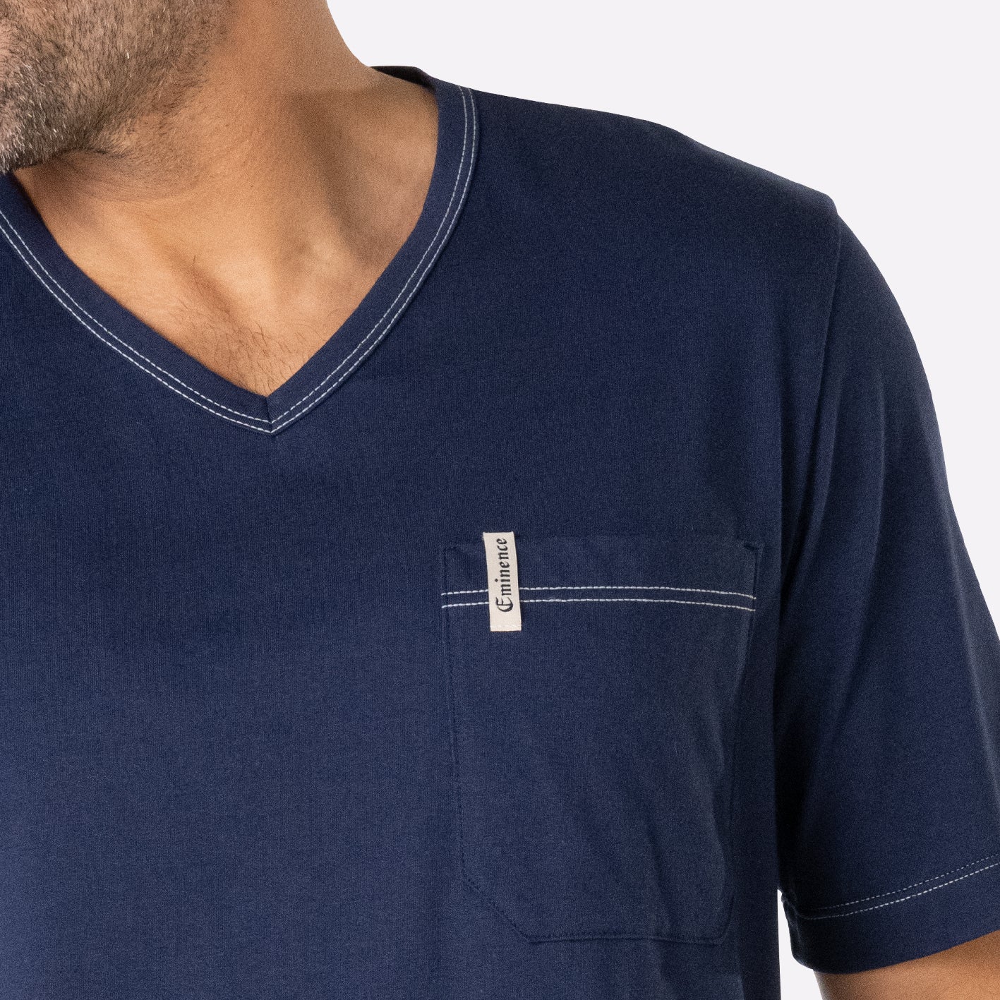 Pyjama court homme coton issu de l'agriculture biologique Eminence