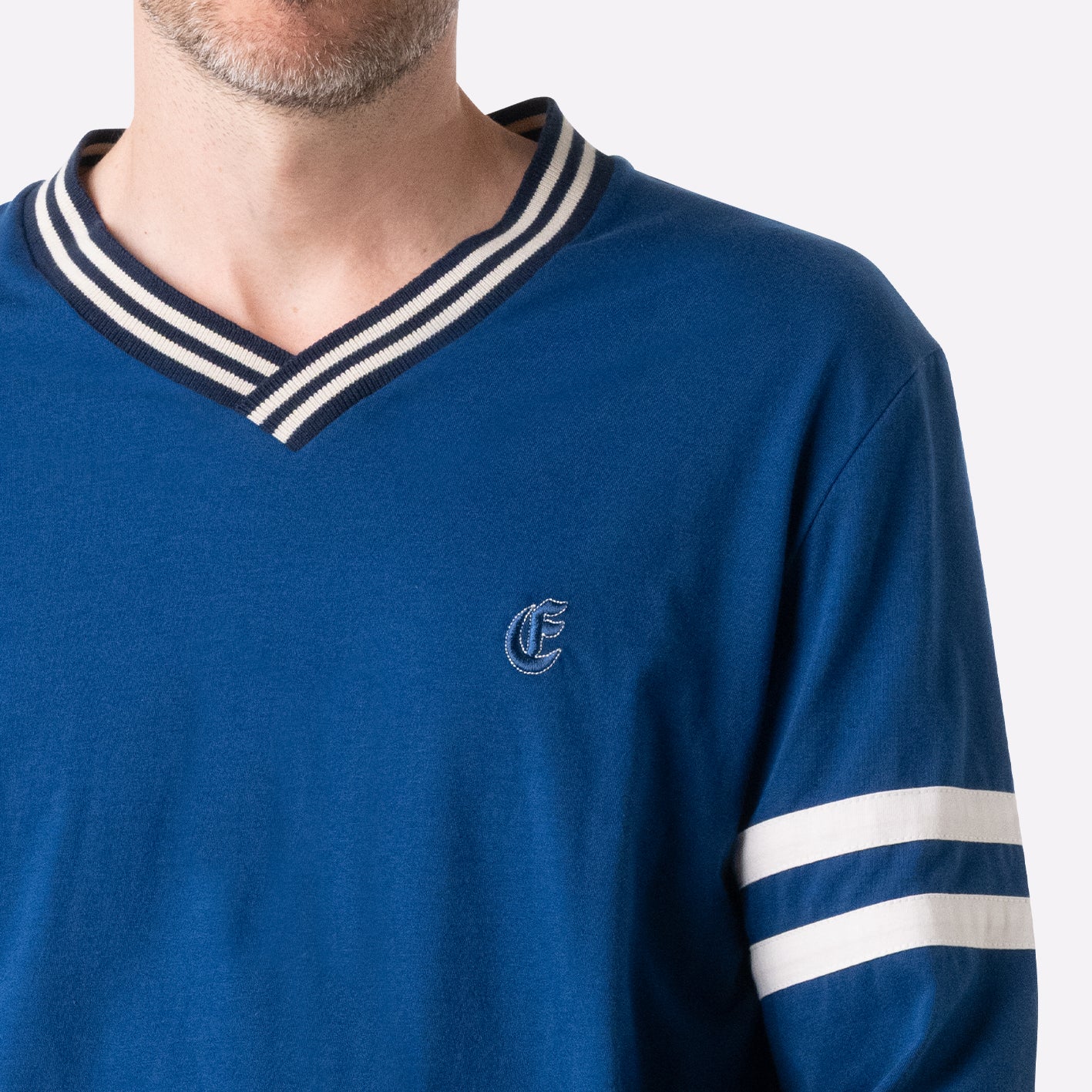 Pyjama long col V homme Club Eminence
