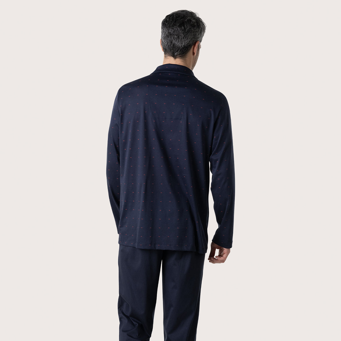 Pyjama long ouvert Mercerisé Homme Eminence - Vendu en boîte cadeau