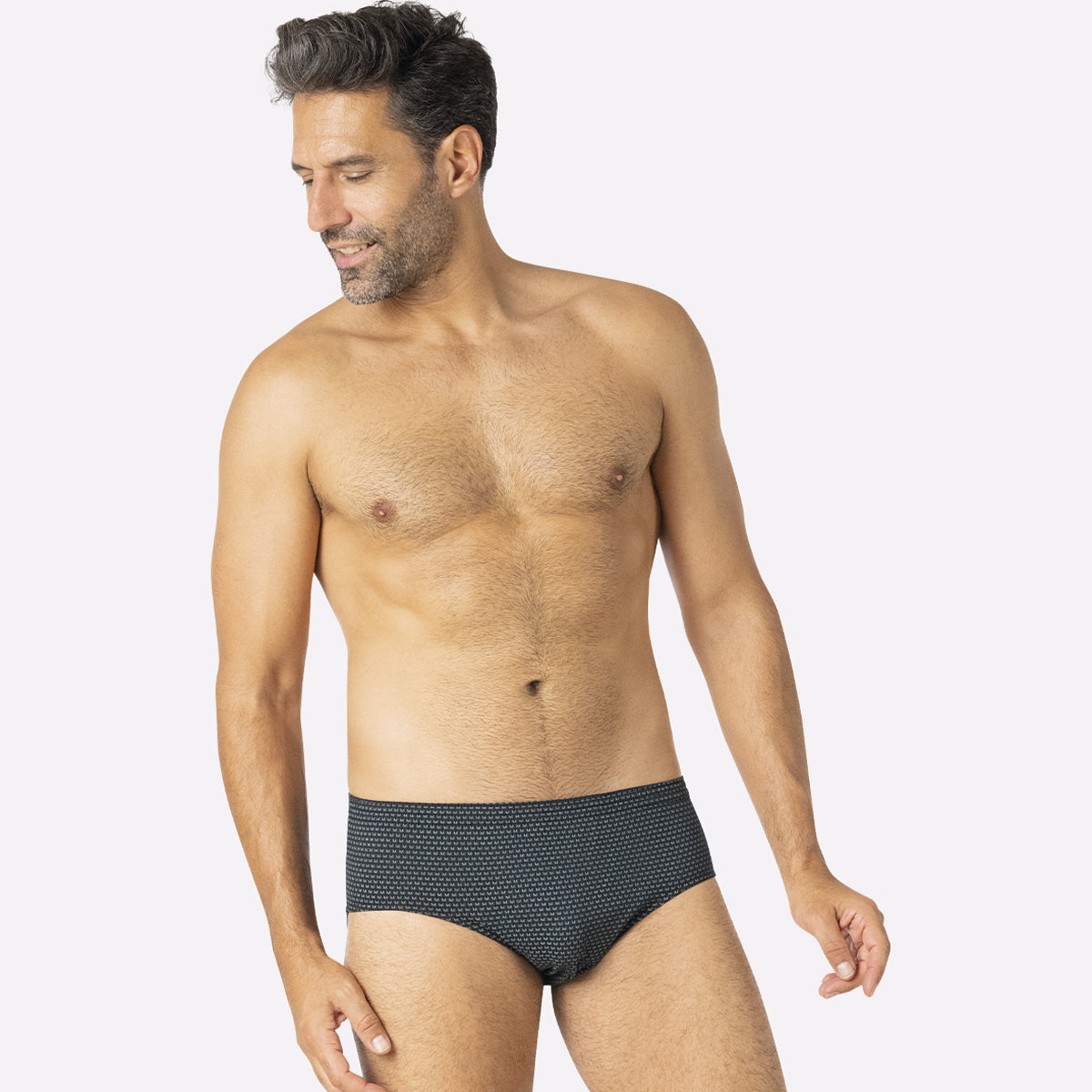 Lot de 3 slips taille haute fermé homme Trio Fantaisie Eminence