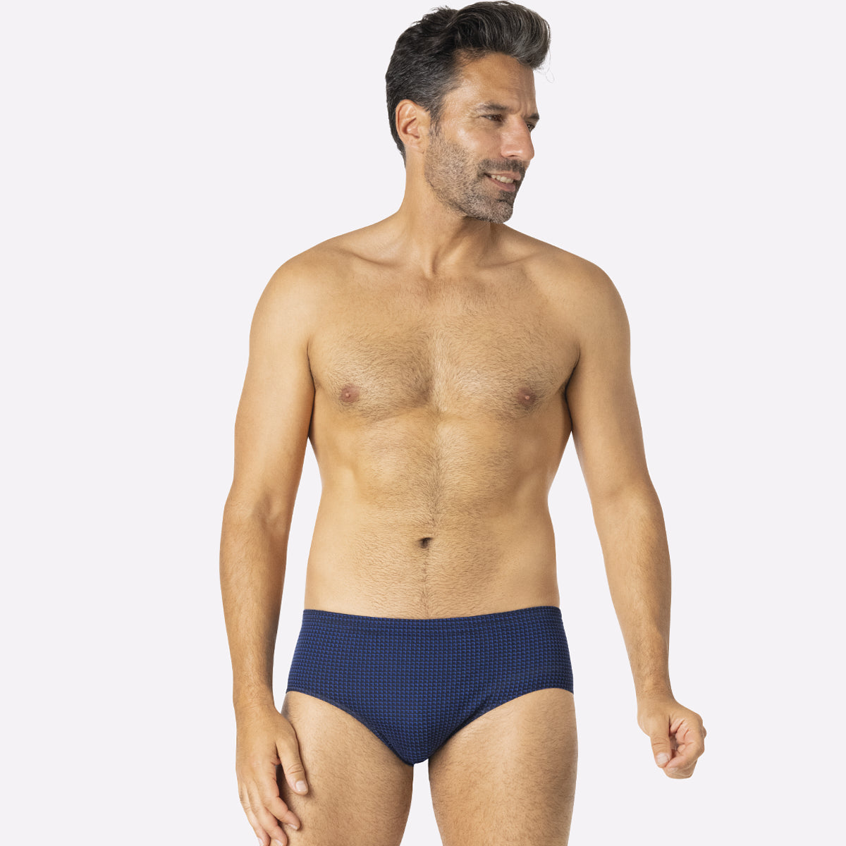 Lot de 3 slips taille haute fermé homme Trio Fantaisie Eminence
