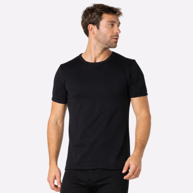 Tee shirt col rond manches courtes homme Ligne Chaude Eminence