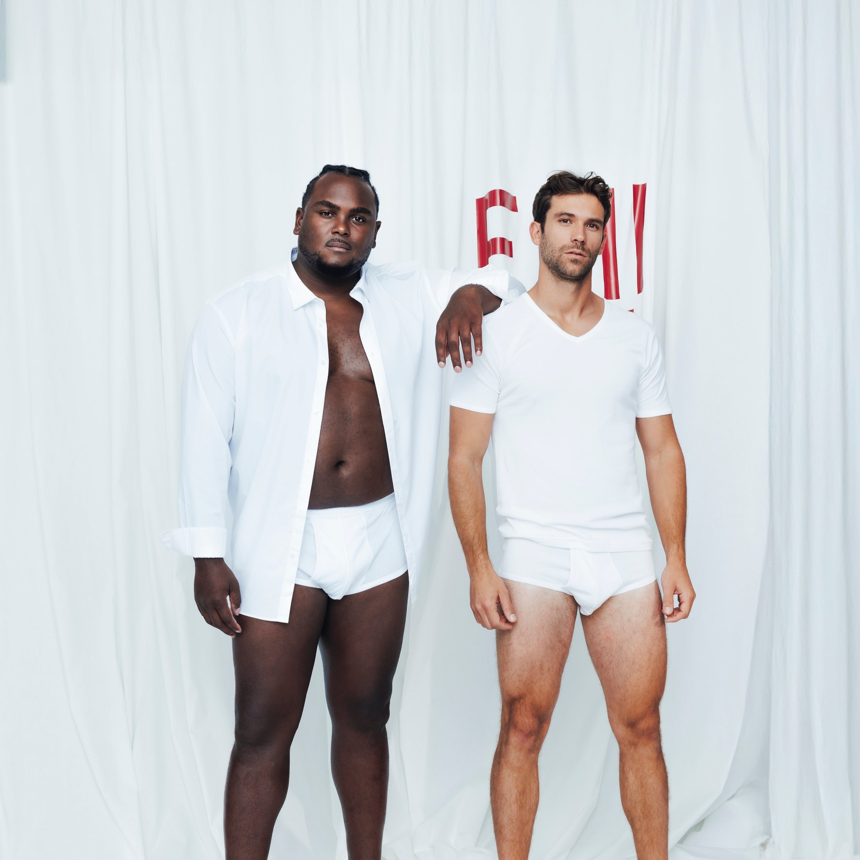 Slip taille haute ouvert homme Pur coton Premium Eminence