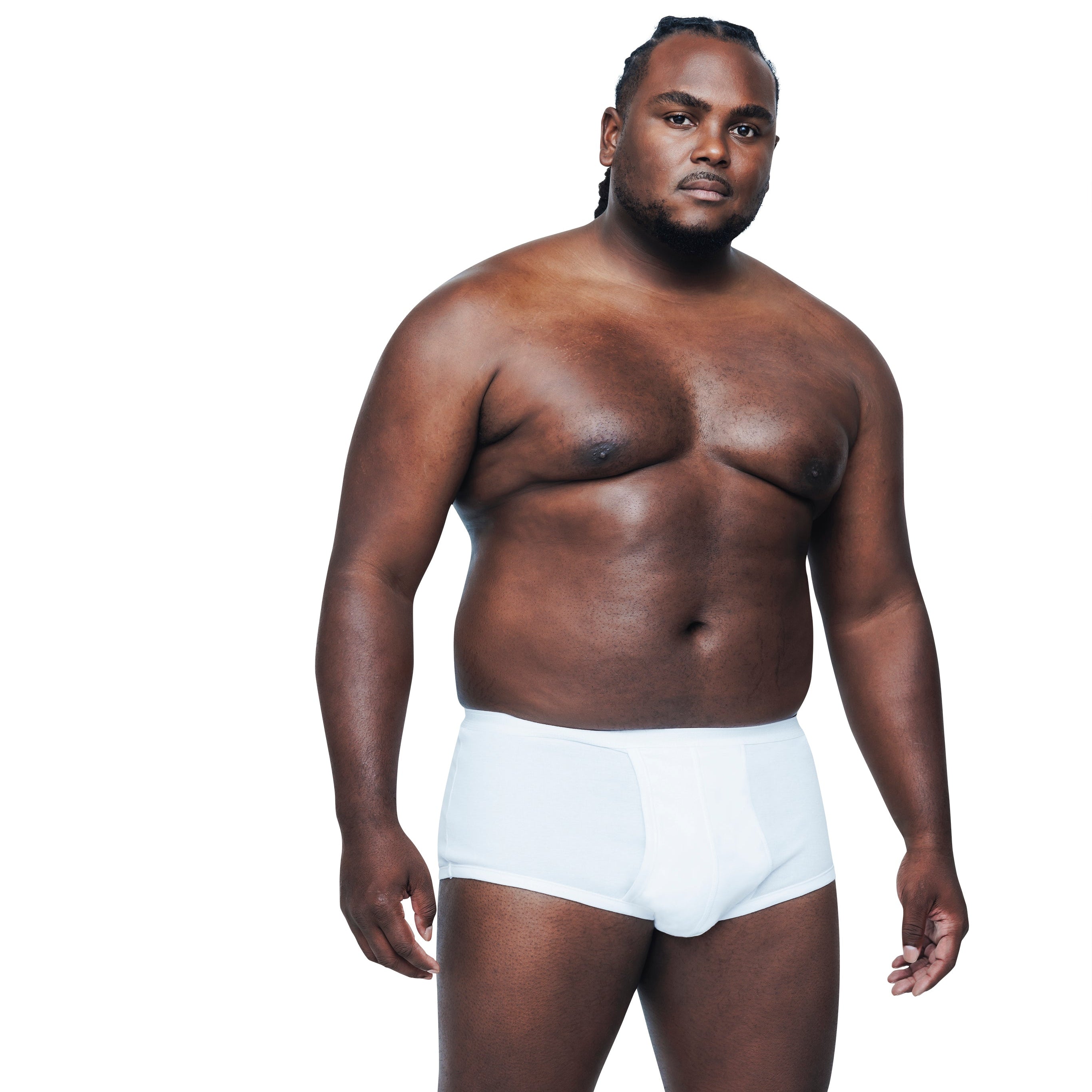 Slip taille haute ouvert homme Pur coton Premium Eminence