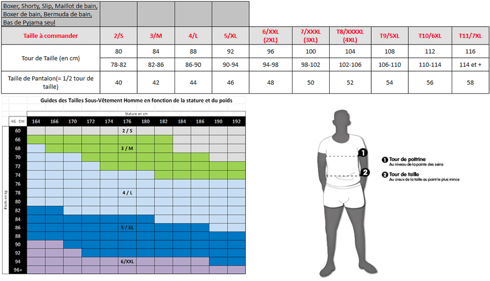 Taille Boxer Homme Boxer Homme Coloris - Main Image